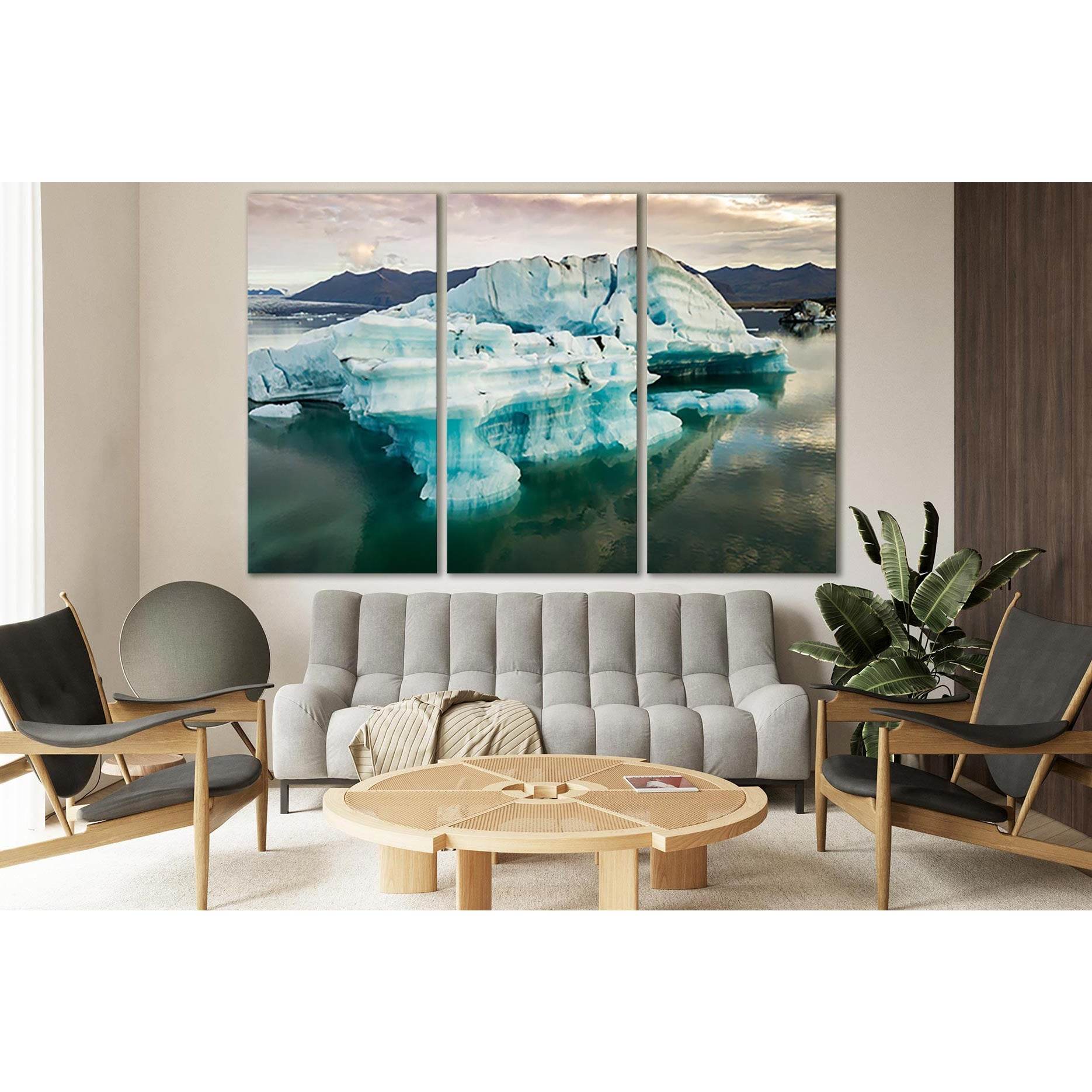 Iceland Big Iceberg №SL1321 Ready to Hang Canvas PrintCanvas art arrives ready to hang, with hanging accessories included and no additional framing required. Every canvas print is hand-crafted, made on-demand at our workshop and expertly stretched around