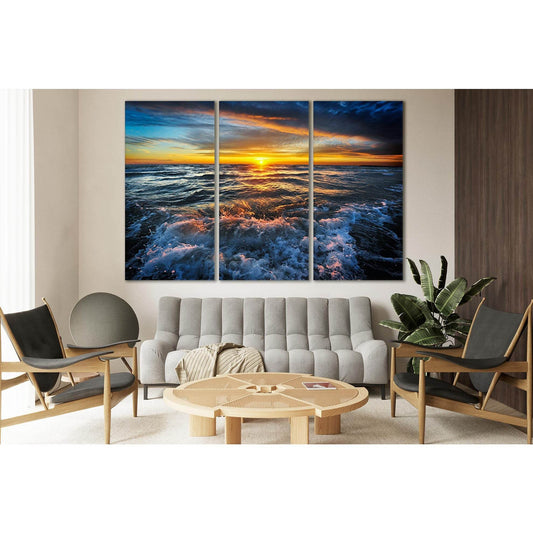 Sunset In The Ocean №SL191 Ready to Hang Canvas PrintCanvas art arrives ready to hang, with hanging accessories included and no additional framing required. Every canvas print is hand-crafted, made on-demand at our workshop and expertly stretched around 1