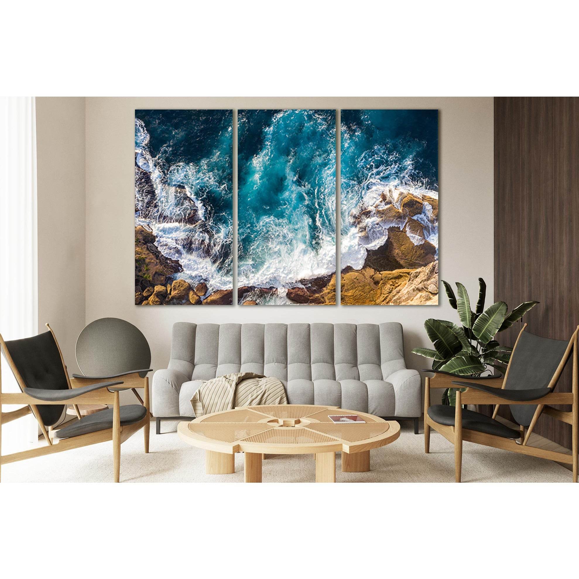 Rocks Stones Surf №SL128 Ready to Hang Canvas PrintCanvas art arrives ready to hang, with hanging accessories included and no additional framing required. Every canvas print is hand-crafted, made on-demand at our workshop and expertly stretched around 100