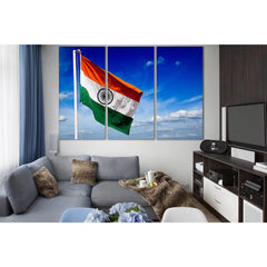 Flag Of India №SL1152 Ready to Hang Canvas PrintCanvas art arrives ready to hang, with hanging accessories included and no additional framing required. Every canvas print is hand-crafted, made on-demand at our workshop and expertly stretched around 100% N