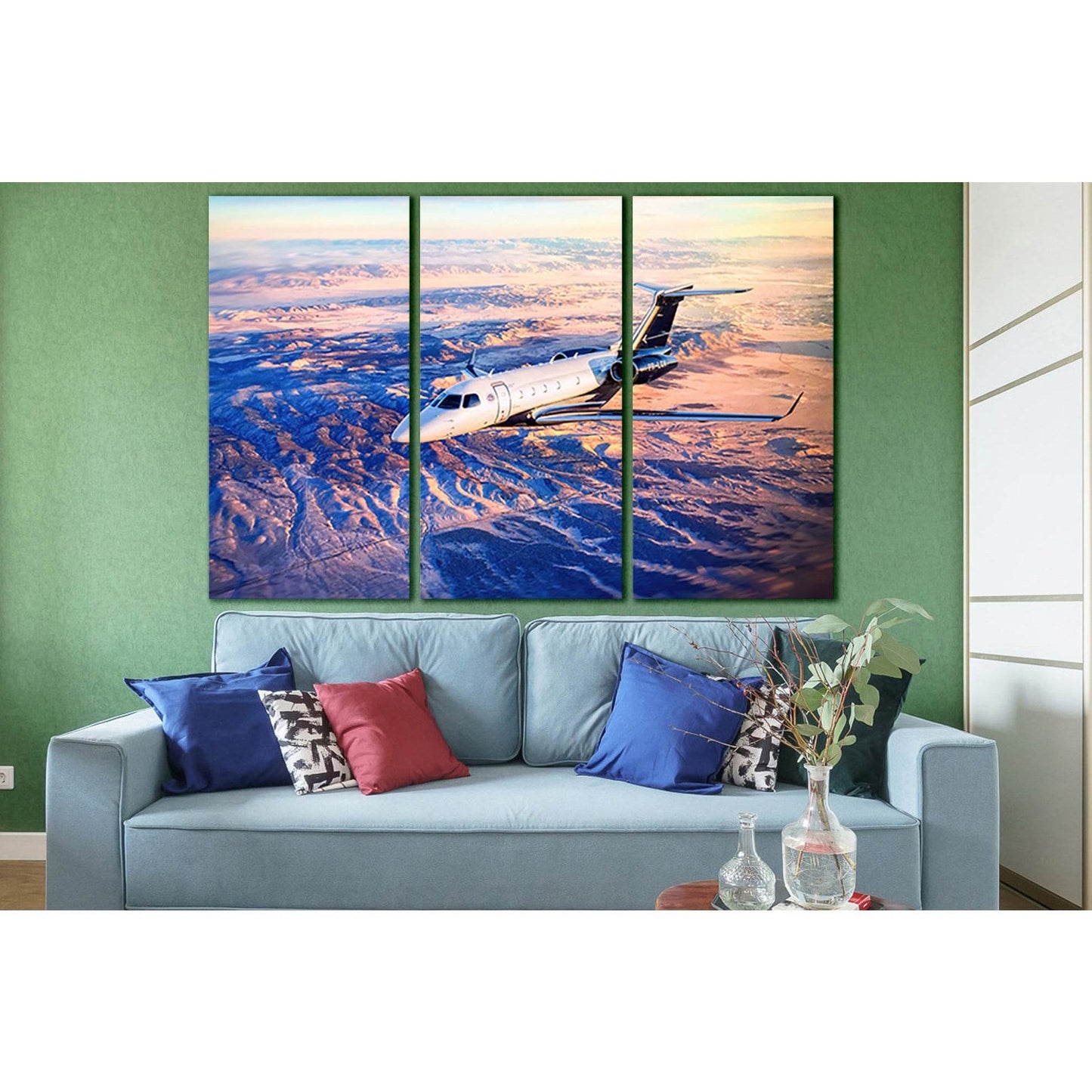 Private Plane Flies Over The Mountains №SL1435 Ready to Hang Canvas PrintCanvas art arrives ready to hang, with hanging accessories included and no additional framing required. Every canvas print is hand-crafted, made on-demand at our workshop and expertl