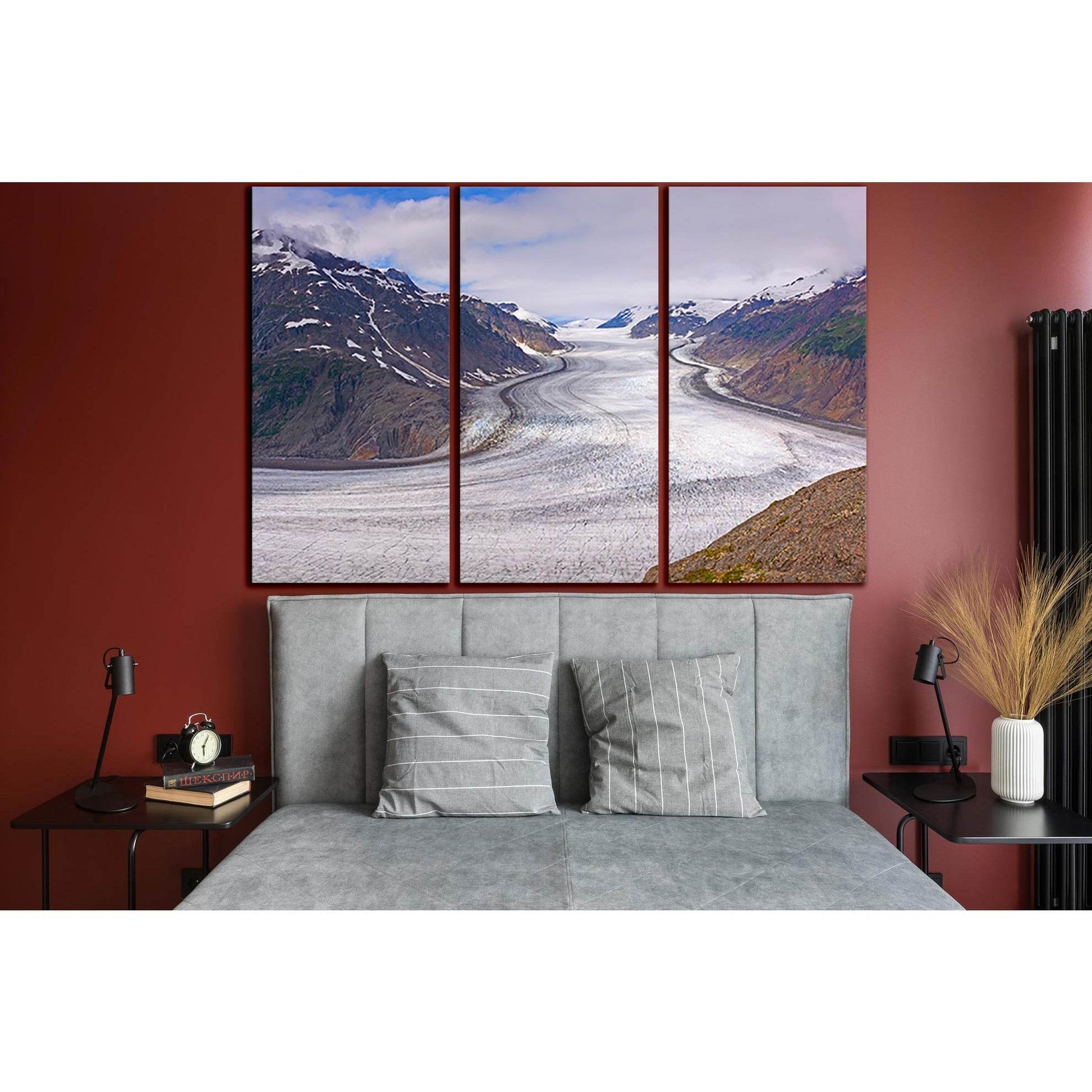 Large Alpine Salmon Glacier №SL1316 Ready to Hang Canvas PrintCanvas art arrives ready to hang, with hanging accessories included and no additional framing required. Every canvas print is hand-crafted, made on-demand at our workshop and expertly stretched