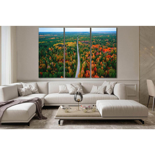 Autumn Road In Yellow Forest №SL657 Ready to Hang Canvas PrintCanvas art arrives ready to hang, with hanging accessories included and no additional framing required. Every canvas print is hand-crafted, made on-demand at our workshop and expertly stretched