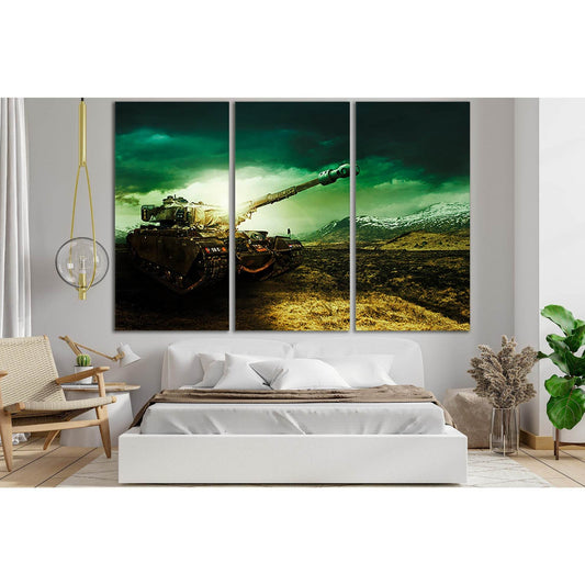 Tank In The Field №SL776 Ready to Hang Canvas PrintCanvas art arrives ready to hang, with hanging accessories included and no additional framing required. Every canvas print is hand-crafted, made on-demand at our workshop and expertly stretched around 100