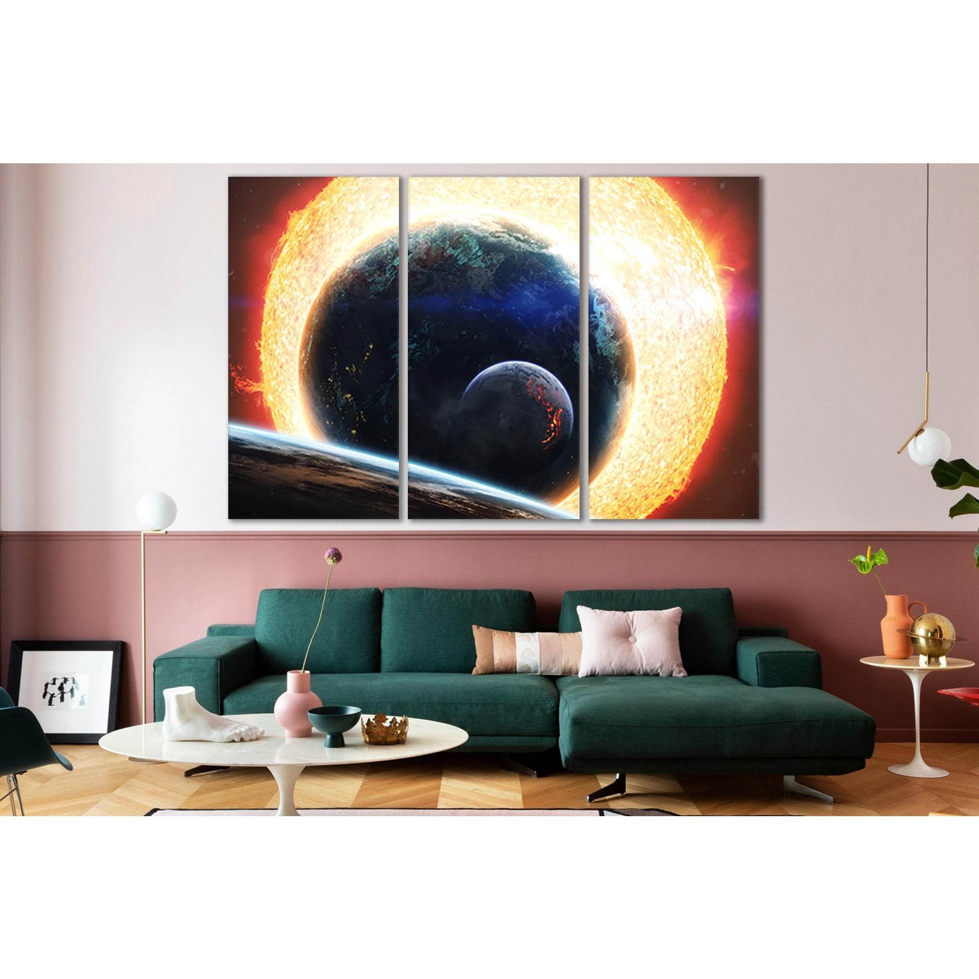 Planets Orbiting Sun №SL406 Ready to Hang Canvas PrintCanvas art arrives ready to hang, with hanging accessories included and no additional framing required. Every canvas print is hand-crafted, made on-demand at our workshop and expertly stretched around