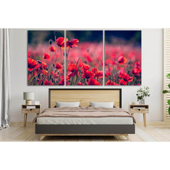 Beautiful Poppy Field №SL684 Ready to Hang Canvas PrintCanvas art arrives ready to hang, with hanging accessories included and no additional framing required. Every canvas print is hand-crafted, made on-demand at our workshop and expertly stretched around