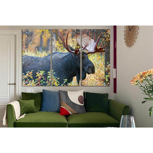Moose Close Up №SL1018 Ready to Hang Canvas PrintCanvas art arrives ready to hang, with hanging accessories included and no additional framing required. Every canvas print is hand-crafted, made on-demand at our workshop and expertly stretched around 100%