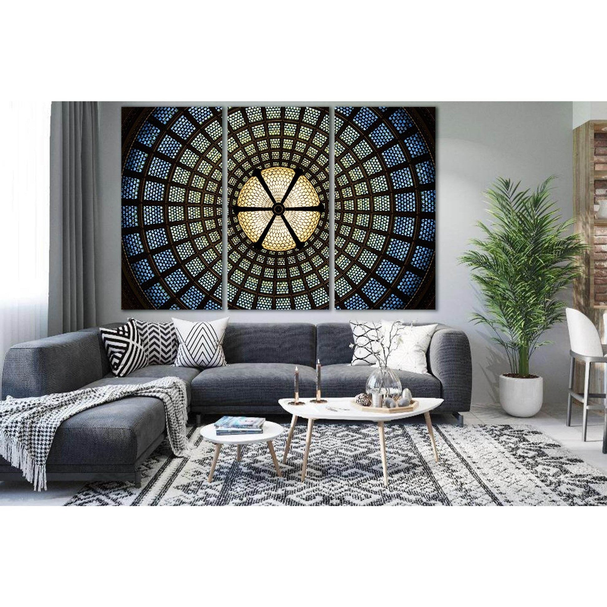 Ceiling Wall Architecture №SL1387 Ready to Hang Canvas PrintCanvas art arrives ready to hang, with hanging accessories included and no additional framing required. Every canvas print is hand-crafted, made on-demand at our workshop and expertly stretched a