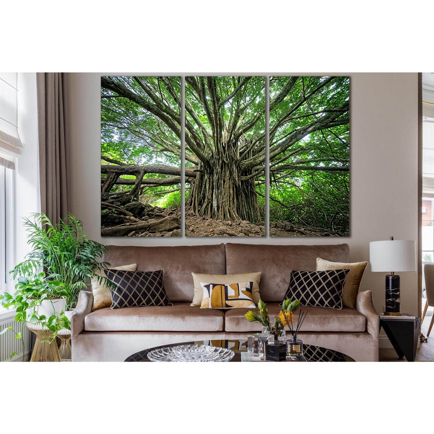 Tropical Tree №SL1080 Ready to Hang Canvas PrintCanvas art arrives ready to hang, with hanging accessories included and no additional framing required. Every canvas print is hand-crafted, made on-demand at our workshop and expertly stretched around 100% N