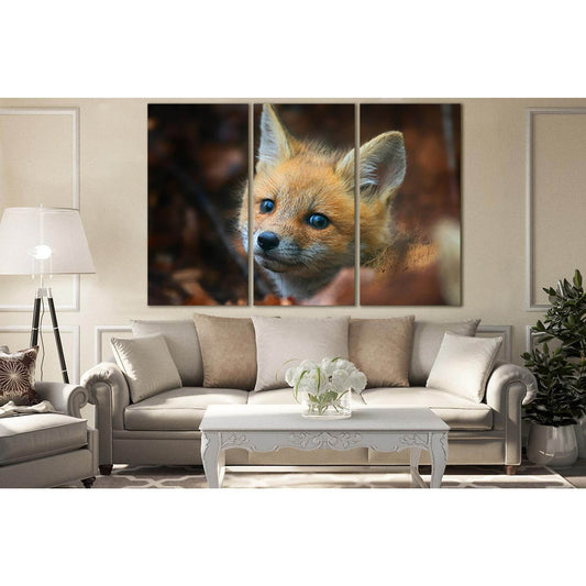 Little Fox Portrait №SL1527 Ready to Hang Canvas PrintCanvas art arrives ready to hang, with hanging accessories included and no additional framing required. Every canvas print is hand-crafted, made on-demand at our workshop and expertly stretched around