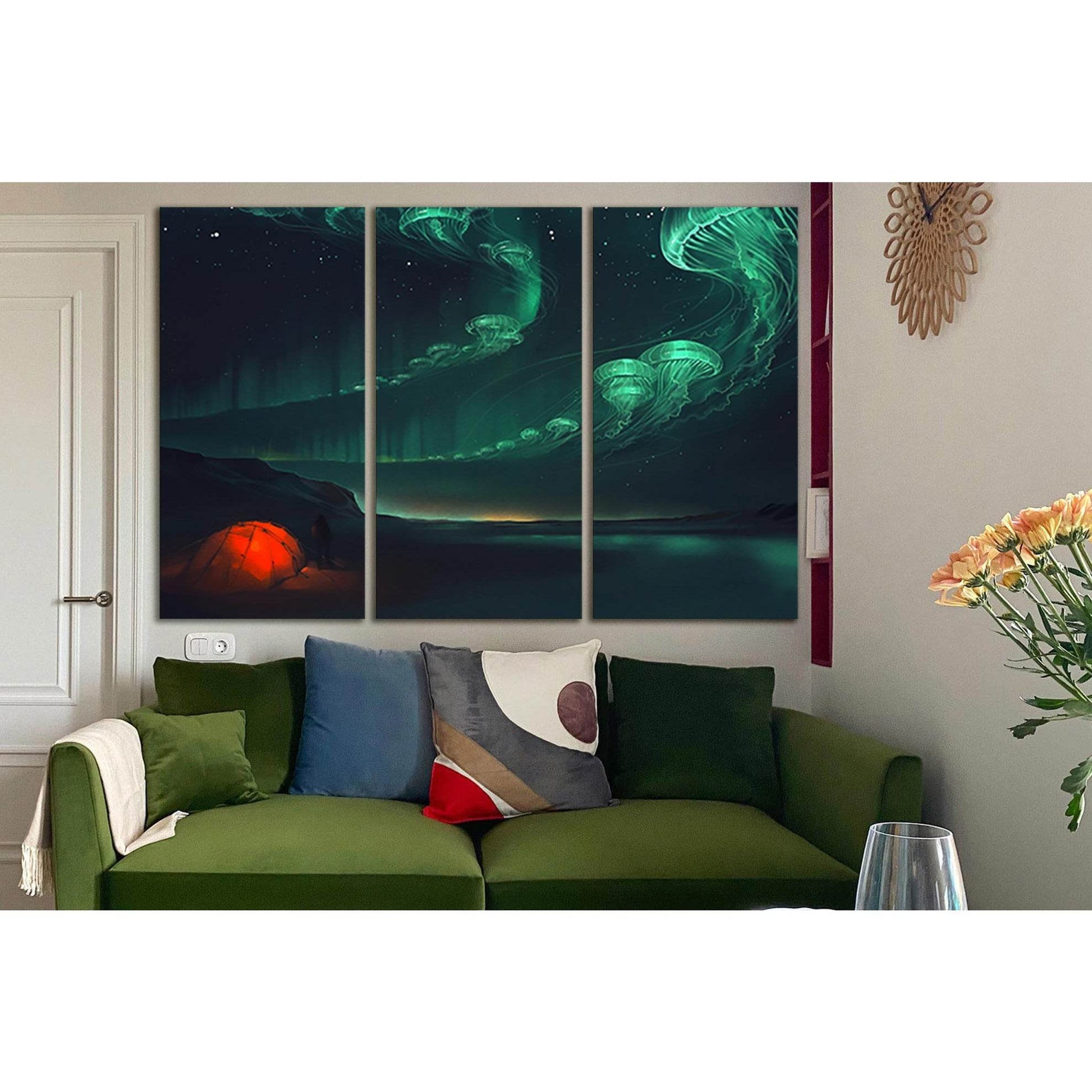 Shining Jellyfish In The Sky №SL1277 Ready to Hang Canvas PrintCanvas art arrives ready to hang, with hanging accessories included and no additional framing required. Every canvas print is hand-crafted, made on-demand at our workshop and expertly stretche