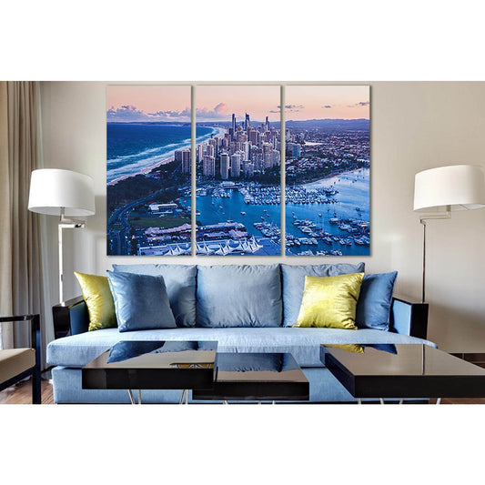 Cityscape Of Gold Coast №SL1466 Ready to Hang Canvas PrintCanvas art arrives ready to hang, with hanging accessories included and no additional framing required. Every canvas print is hand-crafted, made on-demand at our workshop and expertly stretched aro