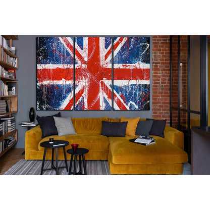 British Flag On Concrete Wall №SL1196 Ready to Hang Canvas PrintCanvas art arrives ready to hang, with hanging accessories included and no additional framing required. Every canvas print is hand-crafted, made on-demand at our workshop and expertly stretch