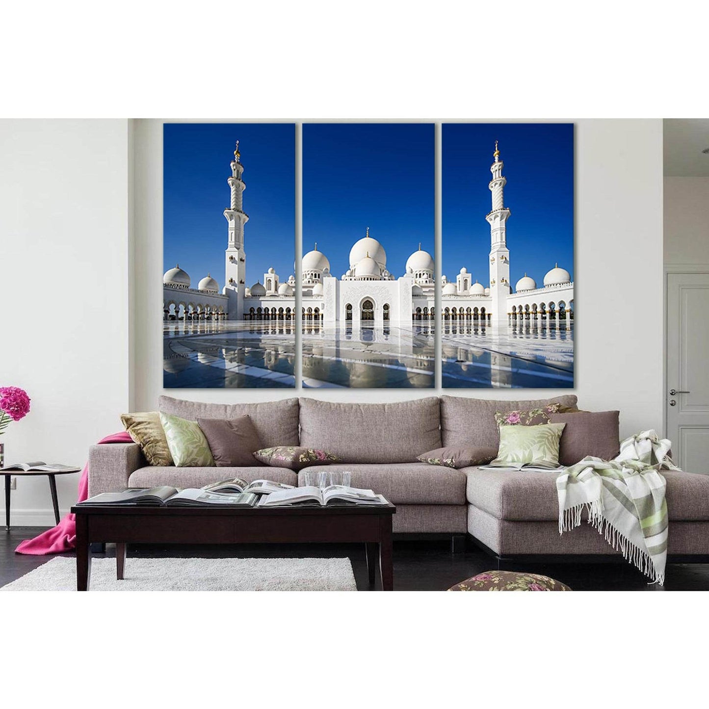 Abu Dhabi Mosque №SL1370 Ready to Hang Canvas PrintCanvas art arrives ready to hang, with hanging accessories included and no additional framing required. Every canvas print is hand-crafted, made on-demand at our workshop and expertly stretched around 100