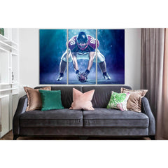 American Football Game Moment №SL916 Ready to Hang Canvas PrintCanvas art arrives ready to hang, with hanging accessories included and no additional framing required. Every canvas print is hand-crafted, made on-demand at our workshop and expertly stretche