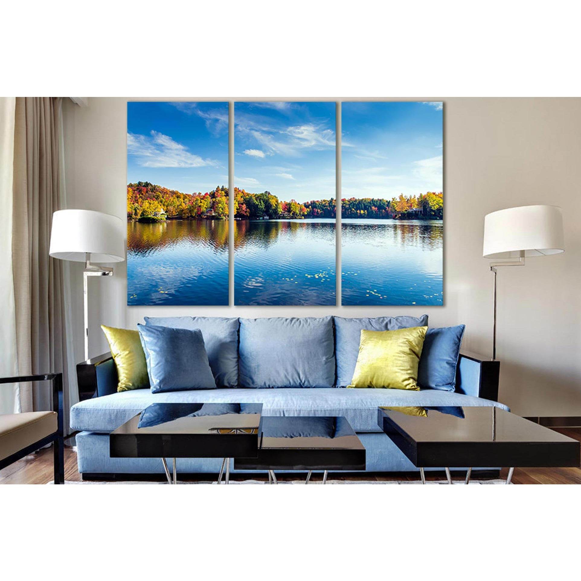 Greenwood lake Foliage Autumn №SL1478 Ready to Hang Canvas PrintCanvas art arrives ready to hang, with hanging accessories included and no additional framing required. Every canvas print is hand-crafted, made on-demand at our workshop and expertly stretch