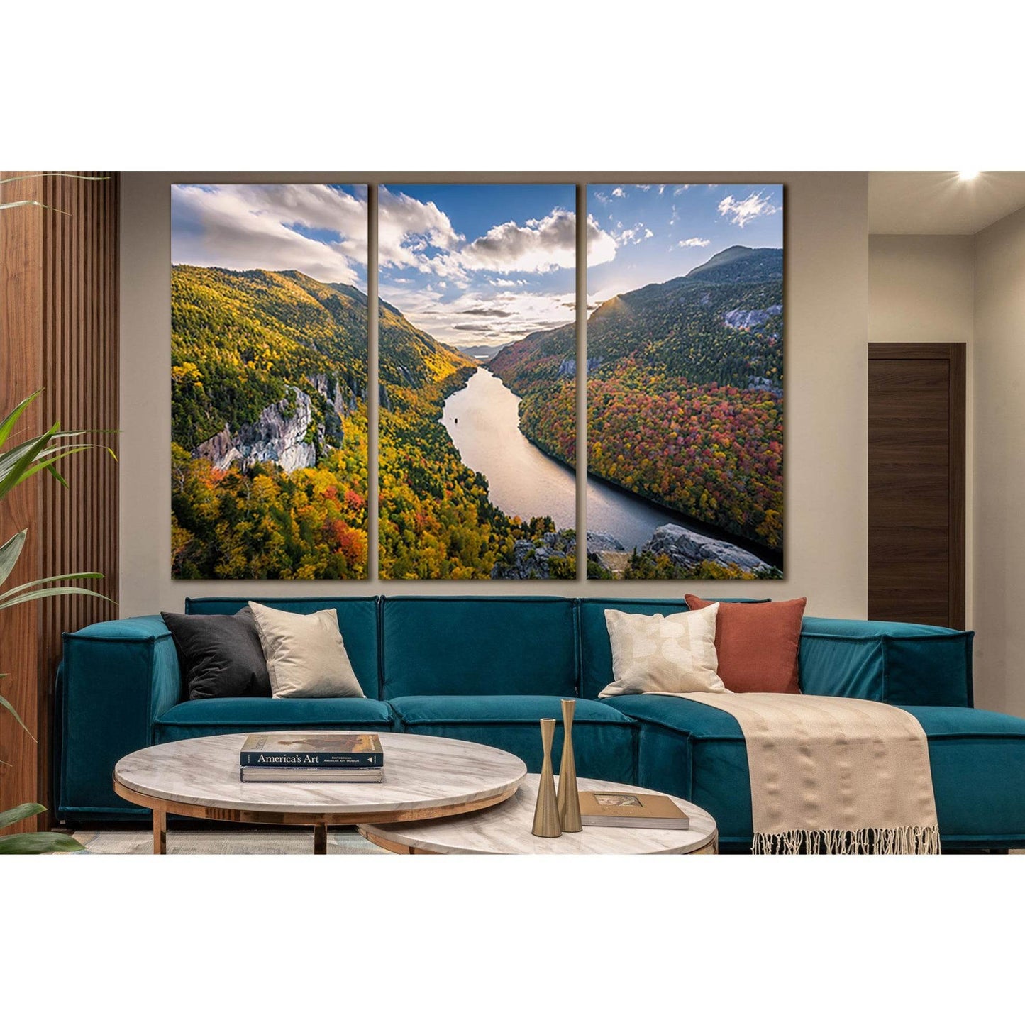 River Mountains Fall Clouds Tree №SL1477 Ready to Hang Canvas PrintCanvas art arrives ready to hang, with hanging accessories included and no additional framing required. Every canvas print is hand-crafted, made on-demand at our workshop and expertly stre