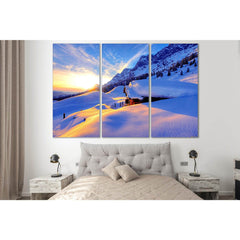 Mountain Cabin Sunrise №SL260 Ready to Hang Canvas PrintCanvas art arrives ready to hang, with hanging accessories included and no additional framing required. Every canvas print is hand-crafted, made on-demand at our workshop and expertly stretched aroun