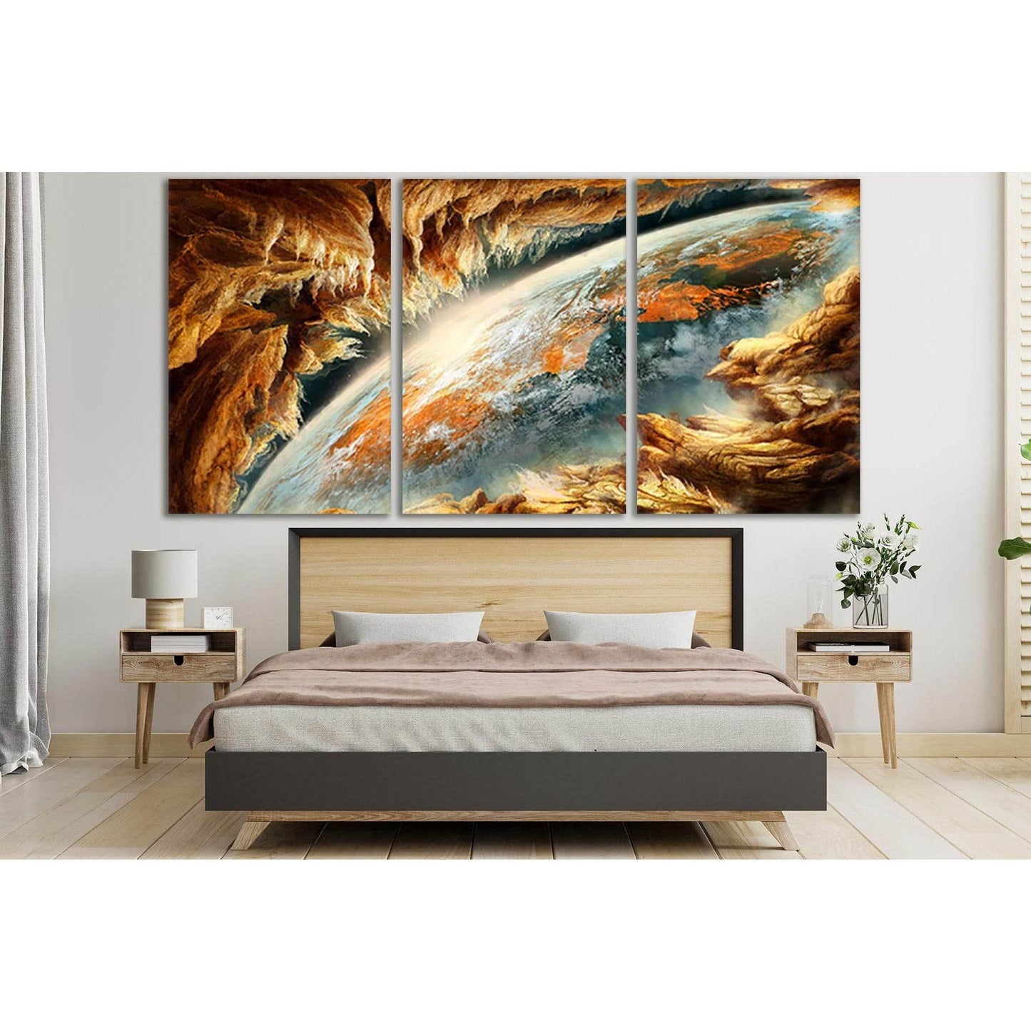 Alien Planet View №SL968 Ready to Hang Canvas PrintCanvas art arrives ready to hang, with hanging accessories included and no additional framing required. Every canvas print is hand-crafted, made on-demand at our workshop and expertly stretched around 100