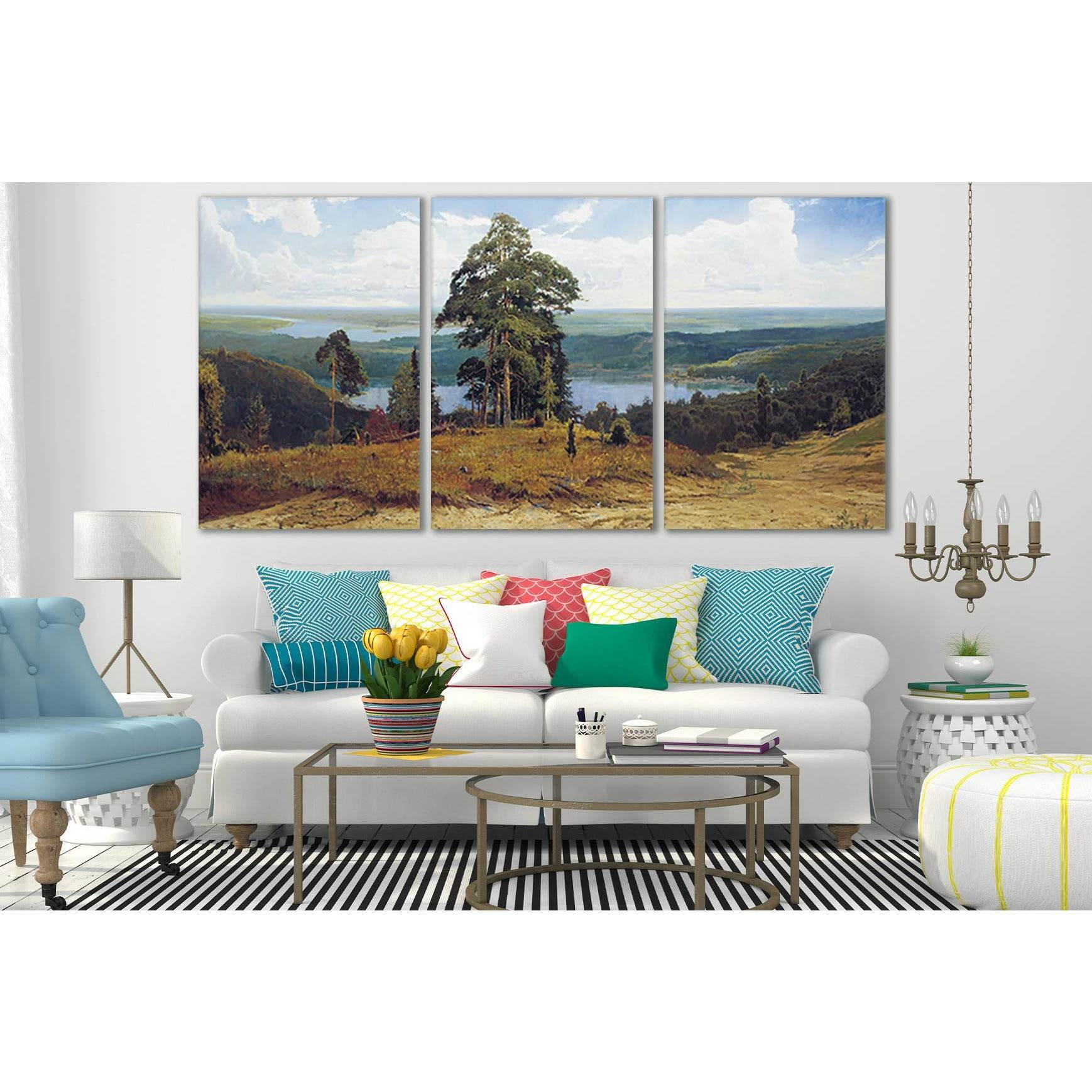 Nature Trees Oil Painting №SL573 Ready to Hang Canvas PrintCanvas art arrives ready to hang, with hanging accessories included and no additional framing required. Every canvas print is hand-crafted, made on-demand at our workshop and expertly stretched ar