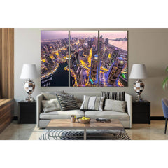Rooftop View Of Dubai After Sunset №SL350 Ready to Hang Canvas PrintCanvas art arrives ready to hang, with hanging accessories included and no additional framing required. Every canvas print is hand-crafted, made on-demand at our workshop and expertly str