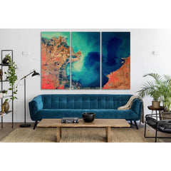 Coastal City Aerial View №SL133 Ready to Hang Canvas PrintCanvas art arrives ready to hang, with hanging accessories included and no additional framing required. Every canvas print is hand-crafted, made on-demand at our workshop and expertly stretched aro