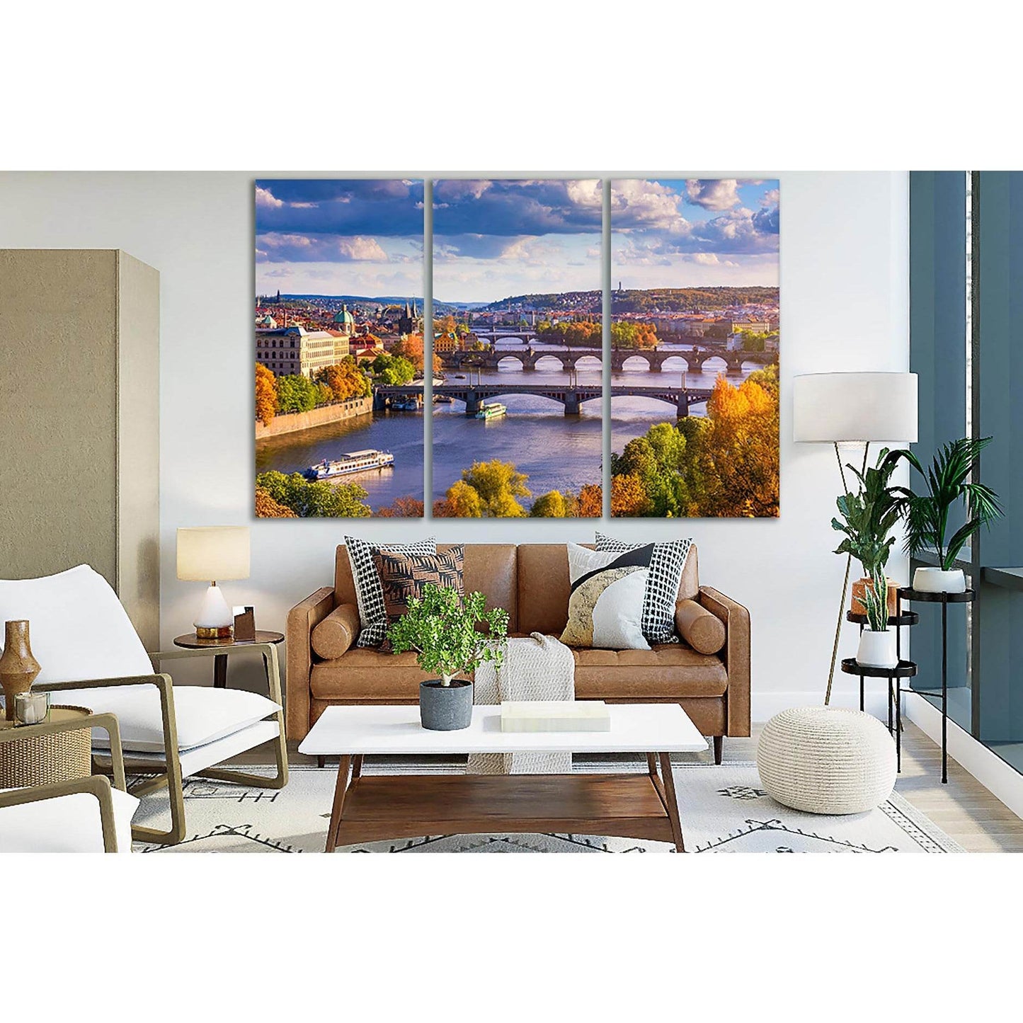 Autumn View To Charles Bridge №SL661 Ready to Hang Canvas PrintCanvas art arrives ready to hang, with hanging accessories included and no additional framing required. Every canvas print is hand-crafted, made on-demand at our workshop and expertly stretche