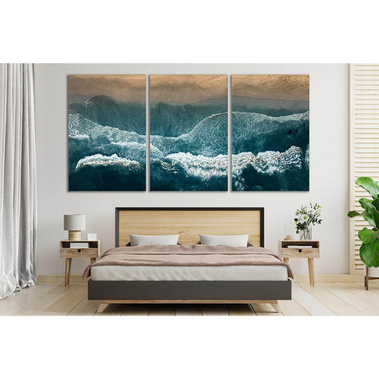 Top View Of The Surf №SL96 Ready to Hang Canvas PrintCanvas art arrives ready to hang, with hanging accessories included and no additional framing required. Every canvas print is hand-crafted, made on-demand at our workshop and expertly stretched around 1