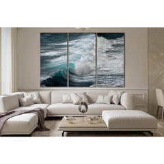 Wave Power №92 Ready to Hang Canvas PrintCanvas art arrives ready to hang, with hanging accessories included and no additional framing required. Every canvas print is hand-crafted, made on-demand at our workshop and expertly stretched around 100% North Am