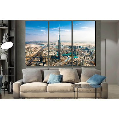 Downtown Dubai №SL1363 Ready to Hang Canvas PrintCanvas art arrives ready to hang, with hanging accessories included and no additional framing required. Every canvas print is hand-crafted, made on-demand at our workshop and expertly stretched around 100%