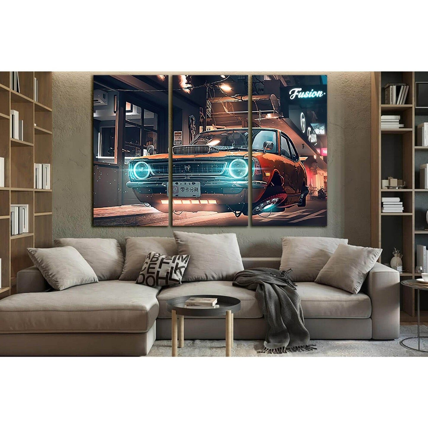 Flying Car №SL1286 Ready to Hang Canvas PrintCanvas art arrives ready to hang, with hanging accessories included and no additional framing required. Every canvas print is hand-crafted, made on-demand at our workshop and expertly stretched around 100% Nort