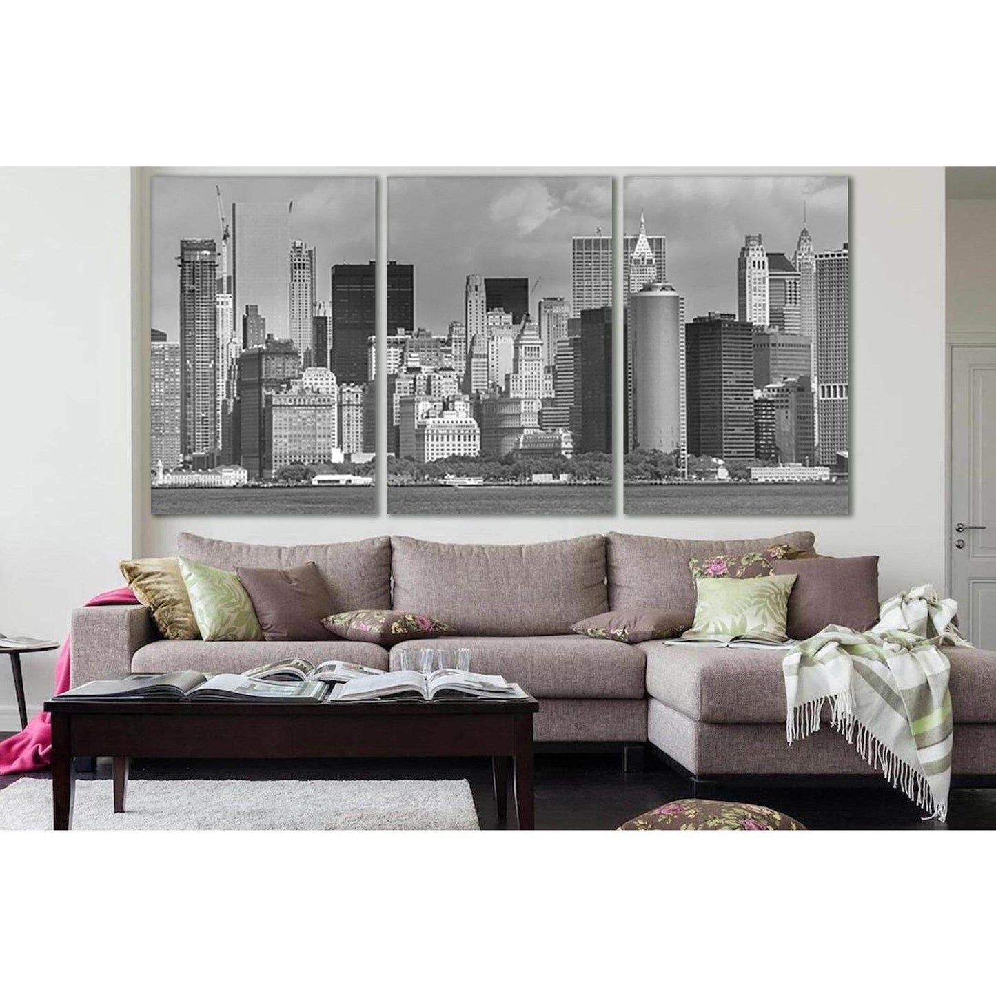 Manhattan New York №SL871 Ready to Hang Canvas PrintFast traslate Icon translate Canvas art arrives ready to hang, with hanging accessories included and no additional framing required. Every canvas print is hand-crafted, made on-demand at our workshop and