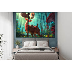 Magical Animal №SL1268 Ready to Hang Canvas PrintCanvas art arrives ready to hang, with hanging accessories included and no additional framing required. Every canvas print is hand-crafted, made on-demand at our workshop and expertly stretched around 100%