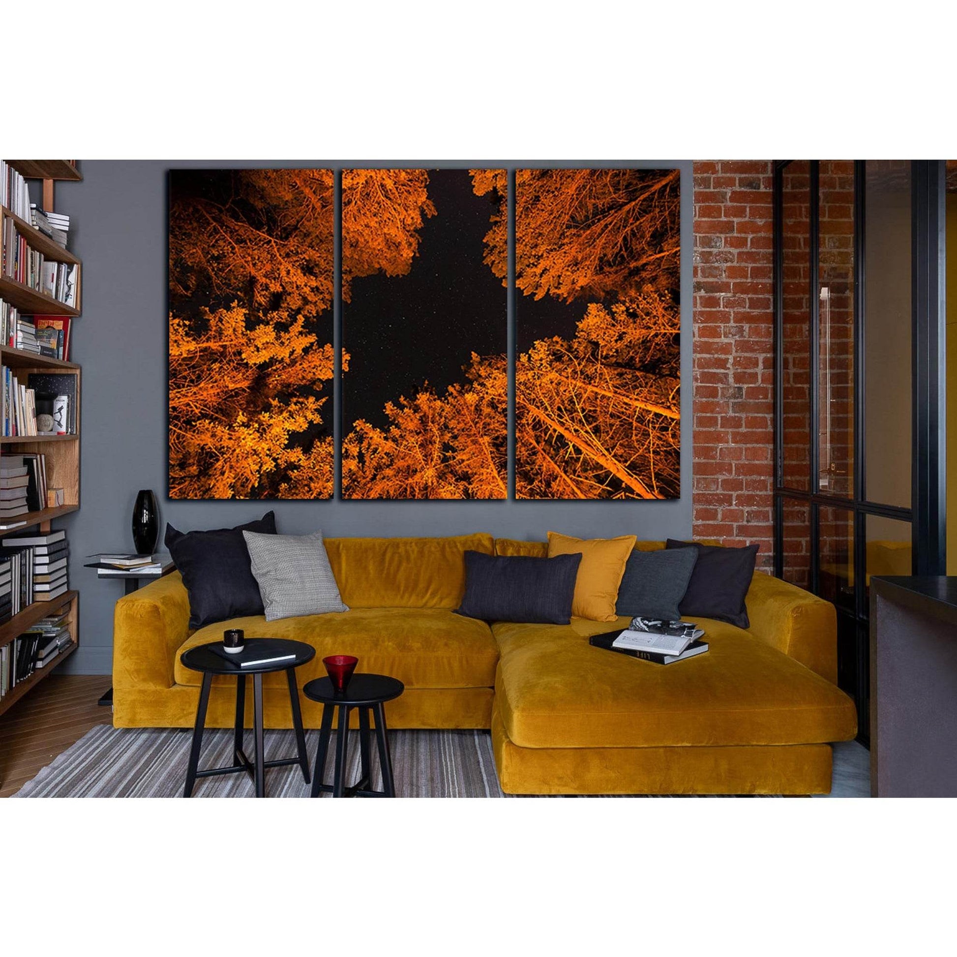 Autumn Trees At Night №SL1068 Ready to Hang Canvas PrintCanvas art arrives ready to hang, with hanging accessories included and no additional framing required. Every canvas print is hand-crafted, made on-demand at our workshop and expertly stretched aroun