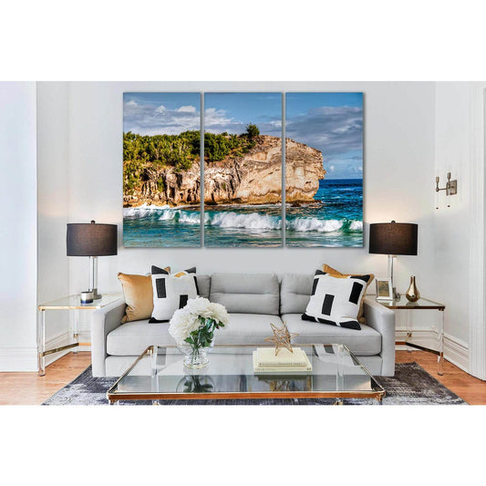 Cliff Sea Waves №SL118 Ready to Hang Canvas PrintCanvas art arrives ready to hang, with hanging accessories included and no additional framing required. Every canvas print is hand-crafted, made on-demand at our workshop and expertly stretched around 100%