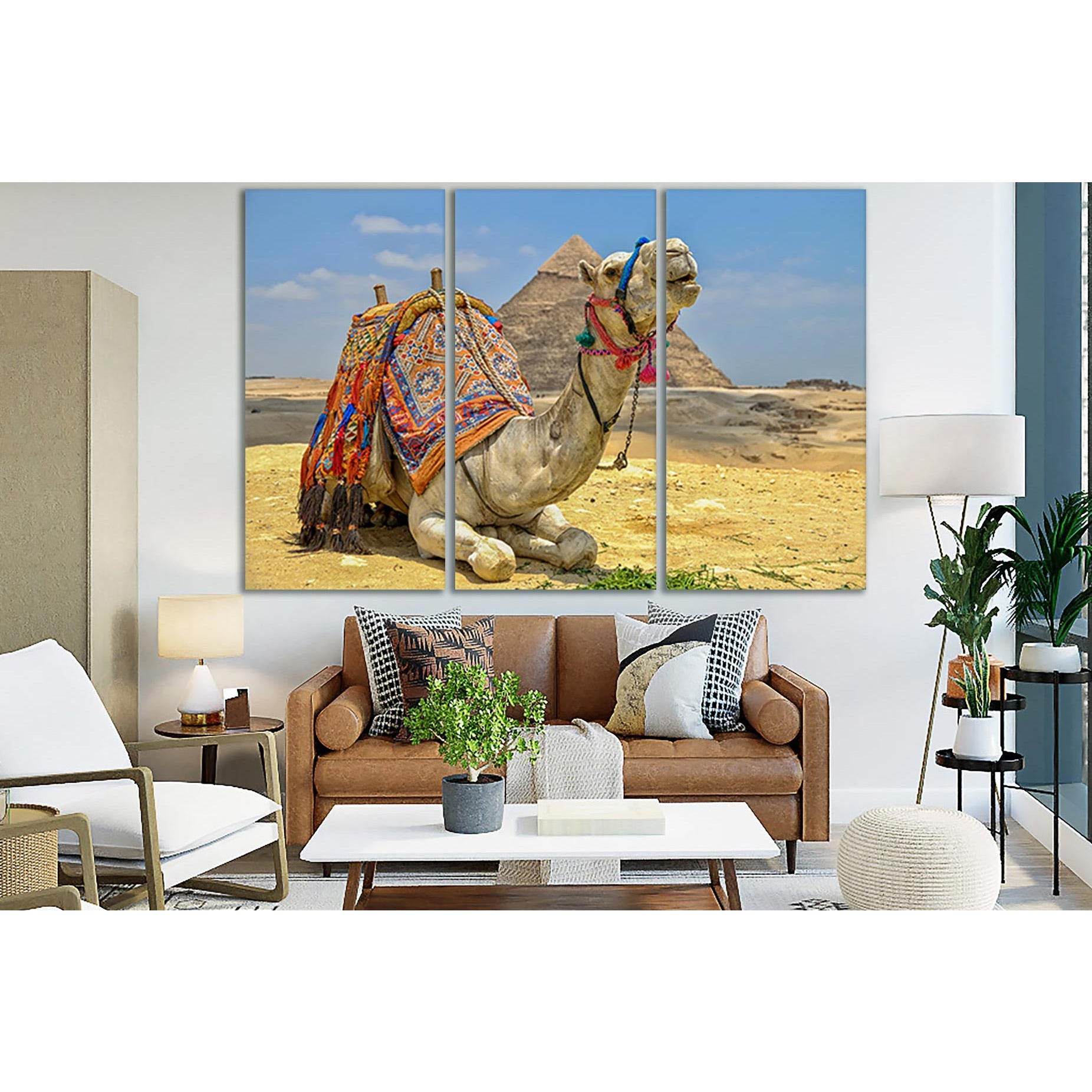 Camel And Pyramid №SL1020 Ready to Hang Canvas PrintCanvas art arrives ready to hang, with hanging accessories included and no additional framing required. Every canvas print is hand-crafted, made on-demand at our workshop and expertly stretched around 10