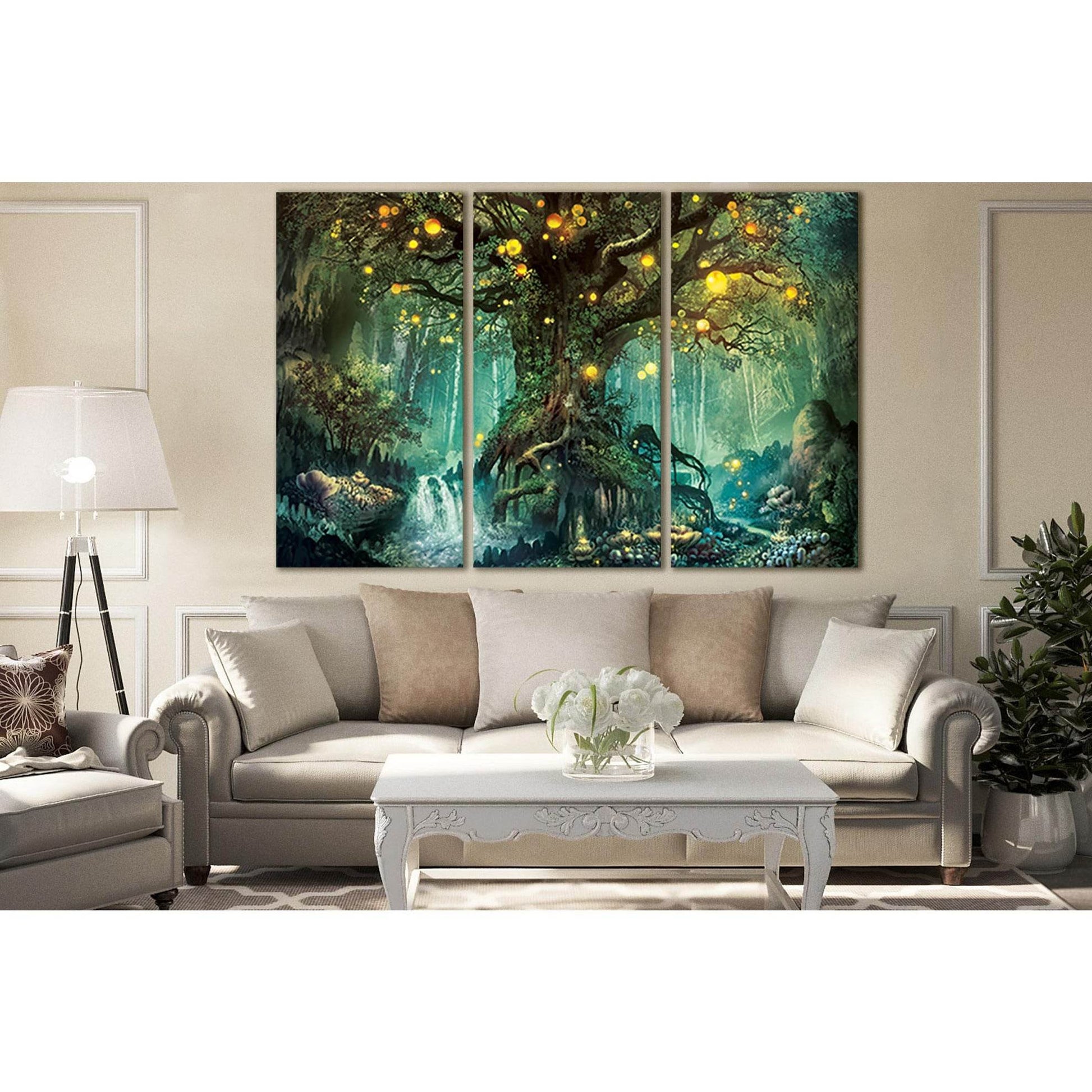 Magic Tree №SL1267 Ready to Hang Canvas PrintCanvas art arrives ready to hang, with hanging accessories included and no additional framing required. Every canvas print is hand-crafted, made on-demand at our workshop and expertly stretched around 100% Nort