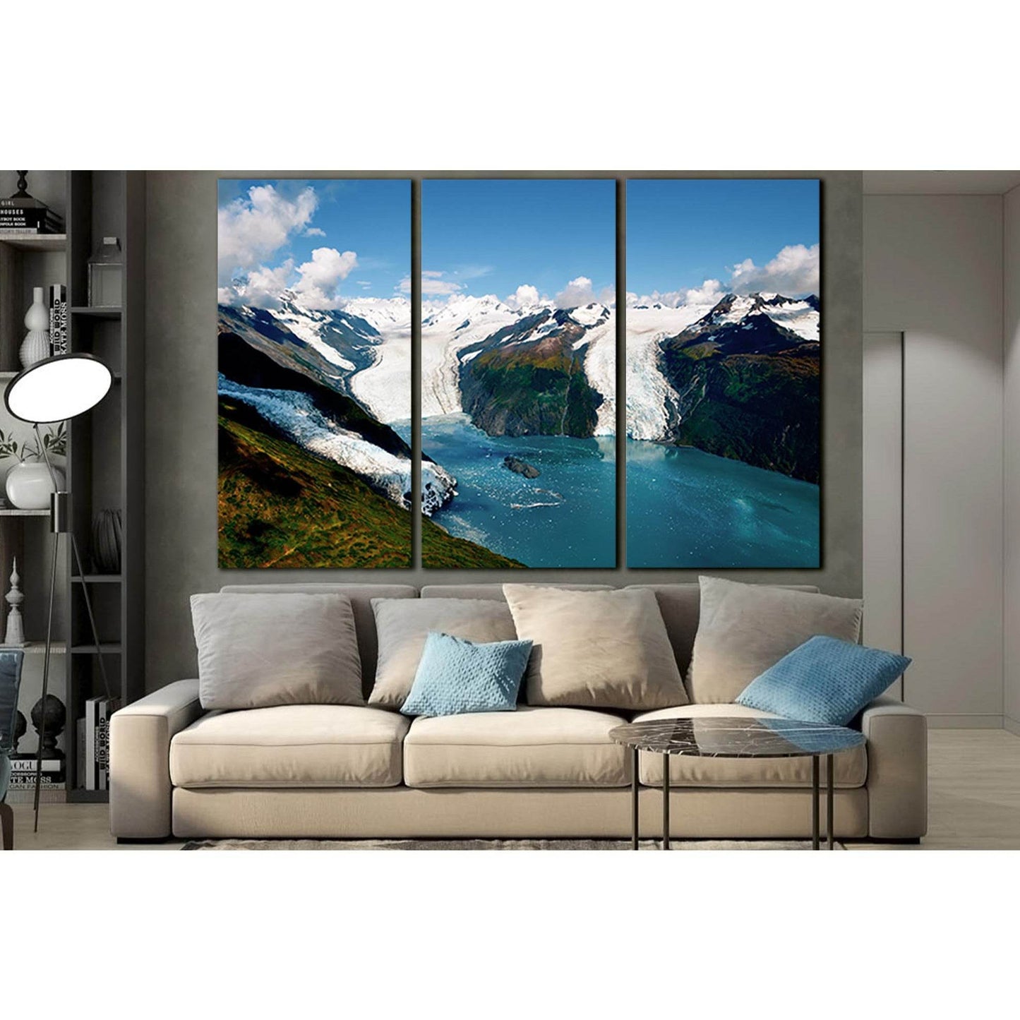 Glaciers №SL1329 Ready to Hang Canvas PrintCanvas art arrives ready to hang, with hanging accessories included and no additional framing required. Every canvas print is hand-crafted, made on-demand at our workshop and expertly stretched around 100% North