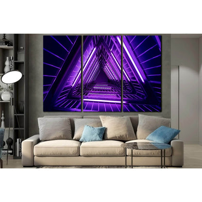 Stairs In Purple Light №SL1421 Ready to Hang Canvas PrintCanvas art arrives ready to hang, with hanging accessories included and no additional framing required. Every canvas print is hand-crafted, made on-demand at our workshop and expertly stretched arou