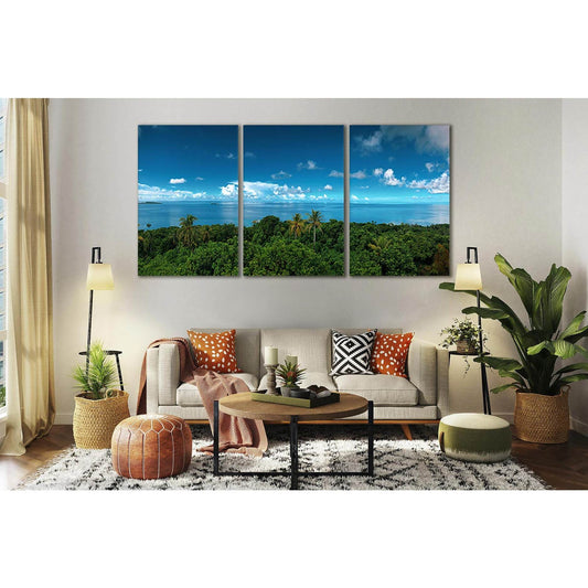 Ocean Tropical Island №SL74 Ready to Hang Canvas PrintCanvas art arrives ready to hang, with hanging accessories included and no additional framing required. Every canvas print is hand-crafted, made on-demand at our workshop and expertly stretched around