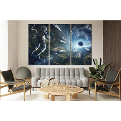Space And Astronaut №SL427 Ready to Hang Canvas PrintCanvas art arrives ready to hang, with hanging accessories included and no additional framing required. Every canvas print is hand-crafted, made on-demand at our workshop and expertly stretched around 1