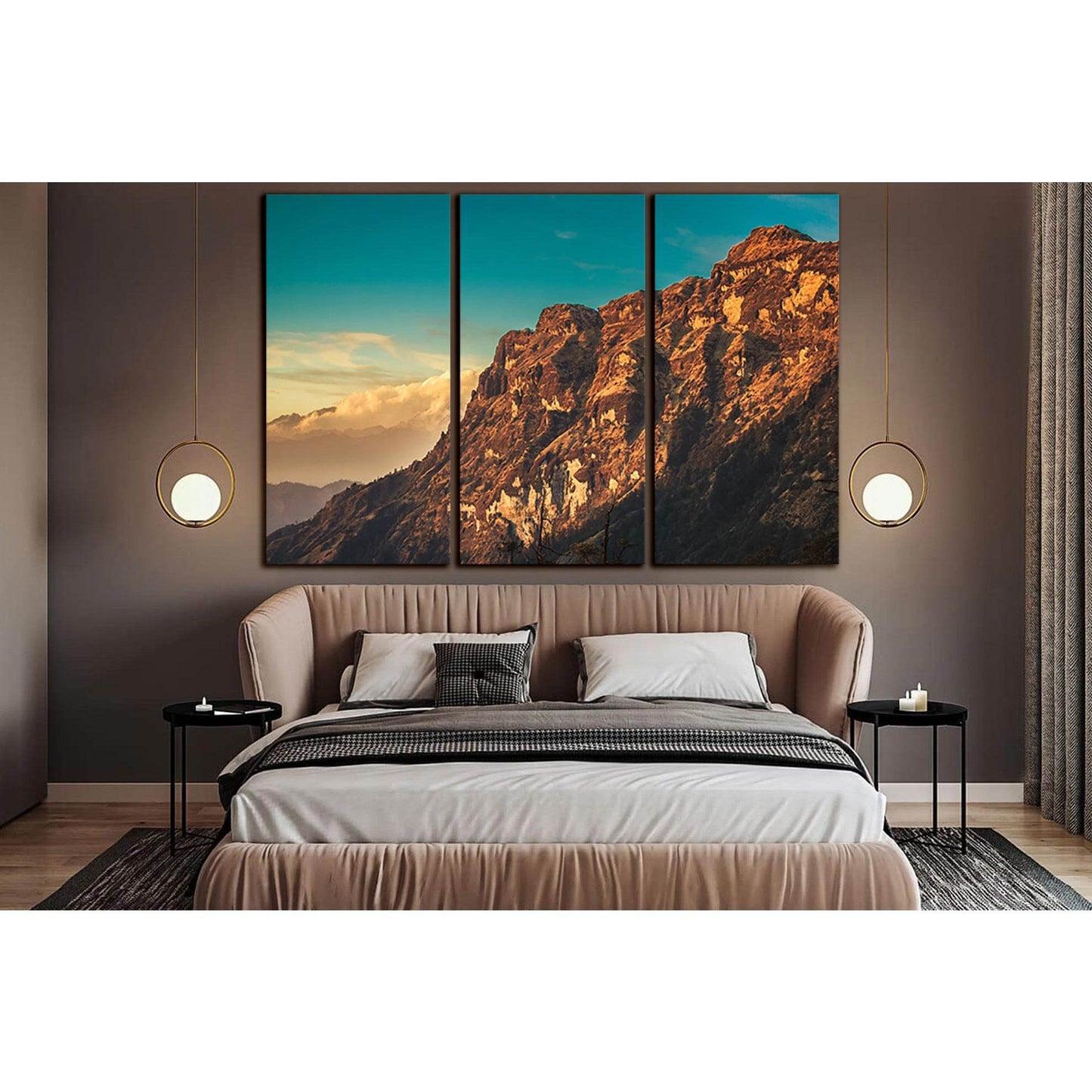 Mountains Snow And Clouds Landscape №SL1588 Ready to Hang Canvas PrintCanvas art arrives ready to hang, with hanging accessories included and no additional framing required. Every canvas print is hand-crafted, made on-demand at our workshop and expertly s