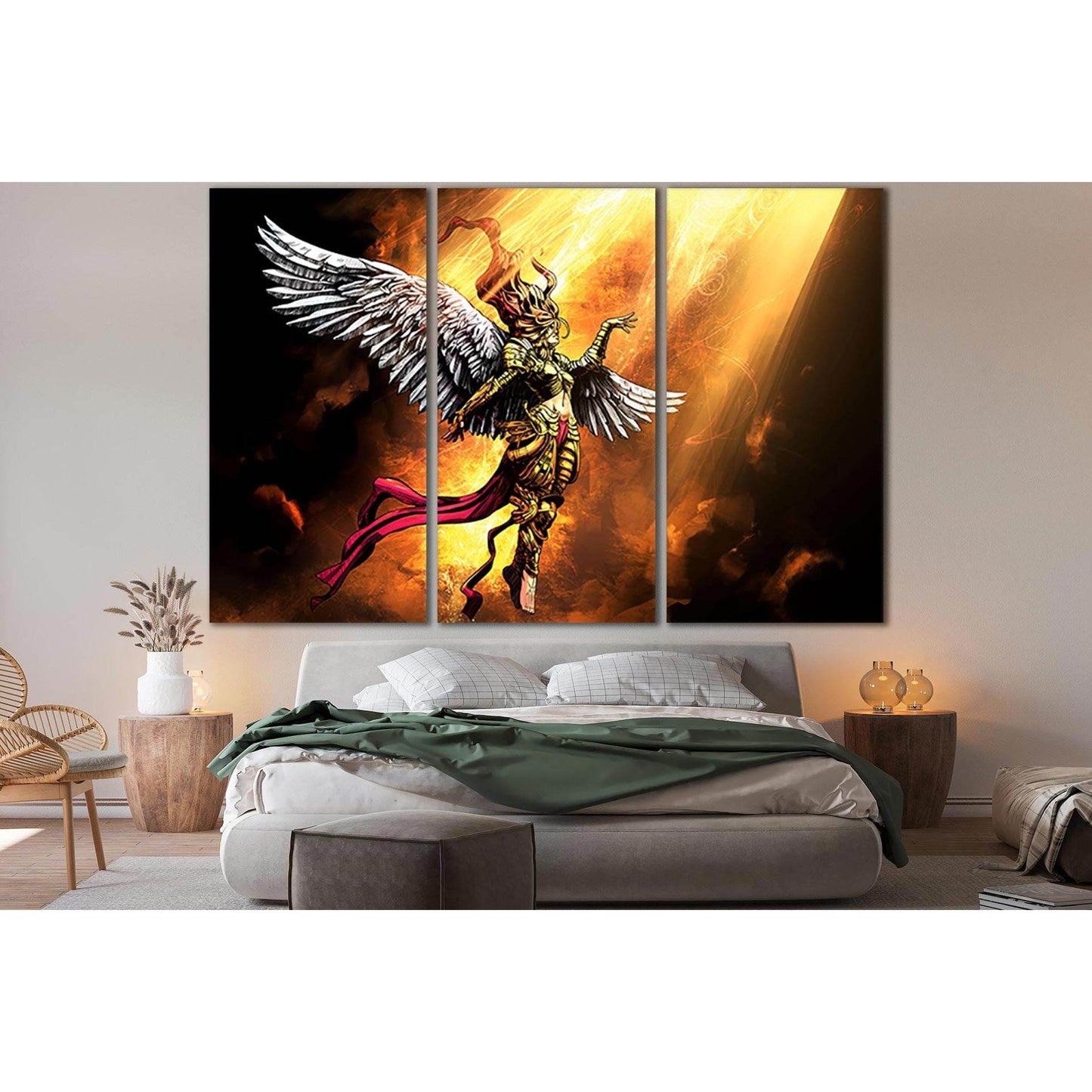 Angel Woman In The Light №SL1214 Ready to Hang Canvas PrintCanvas art arrives ready to hang, with hanging accessories included and no additional framing required. Every canvas print is hand-crafted, made on-demand at our workshop and expertly stretched ar