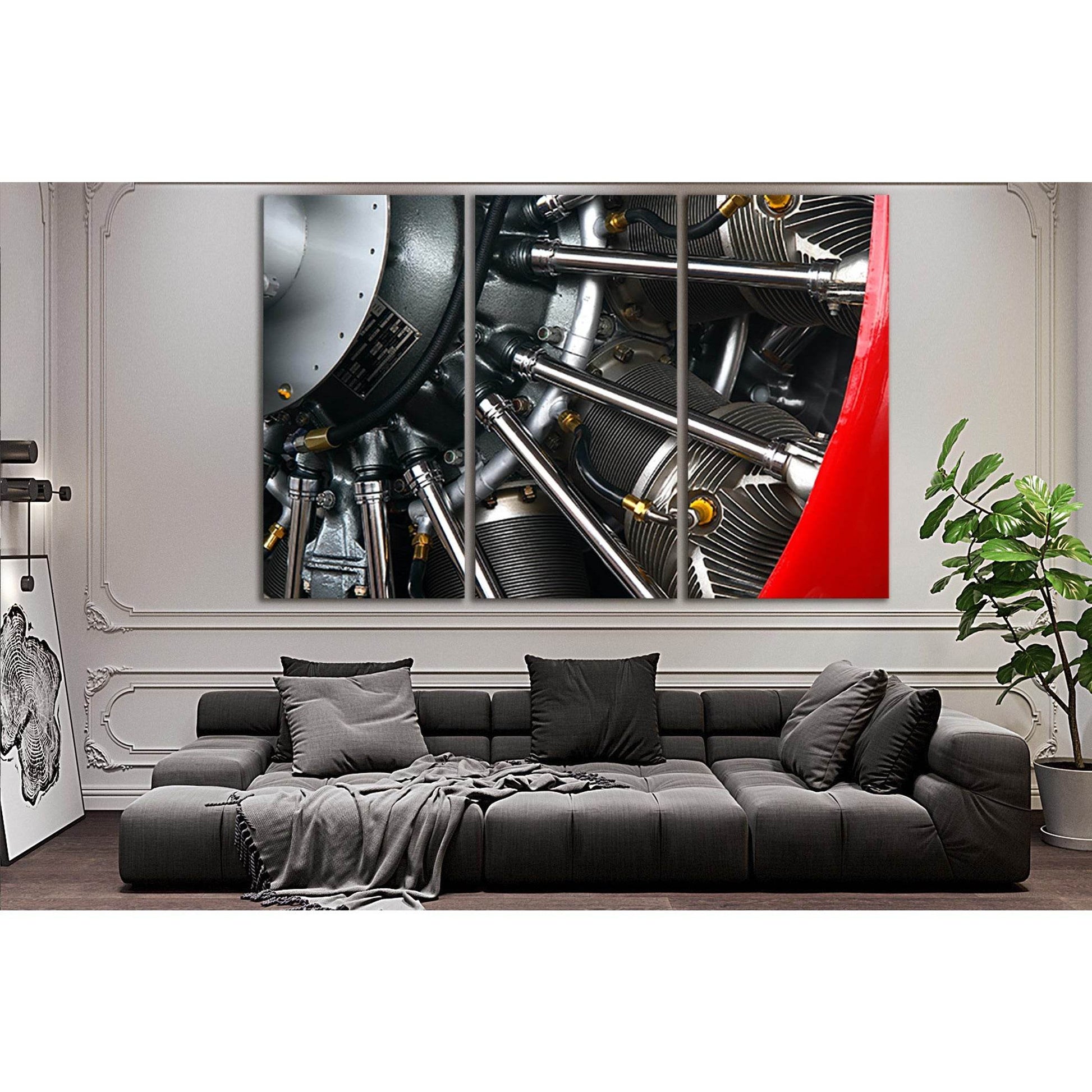 Airplane Radial Engine №SL1444 Ready to Hang Canvas PrintCanvas art arrives ready to hang, with hanging accessories included and no additional framing required. Every canvas print is hand-crafted, made on-demand at our workshop and expertly stretched arou