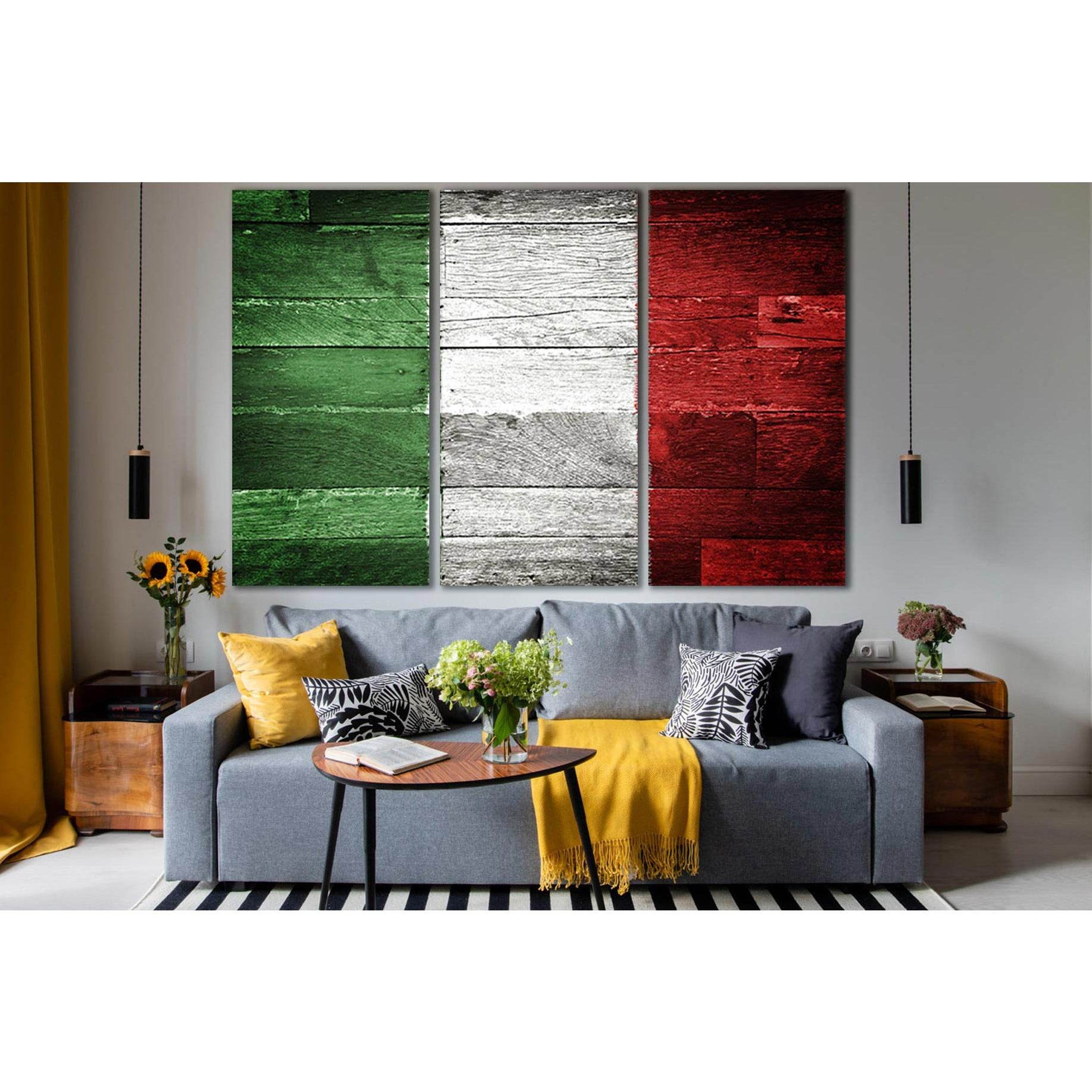 Flag Of Italy №SL1164 Ready to Hang Canvas PrintCanvas art arrives ready to hang, with hanging accessories included and no additional framing required. Every canvas print is hand-crafted, made on-demand at our workshop and expertly stretched around 100% N