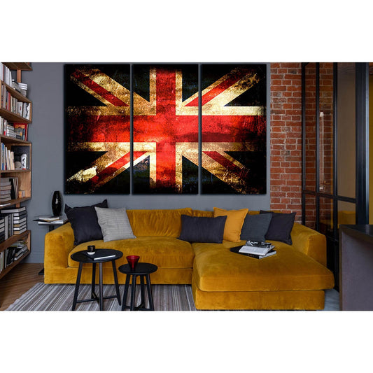 Flag Of UK №SL1175 Ready to Hang Canvas PrintCanvas art arrives ready to hang, with hanging accessories included and no additional framing required. Every canvas print is hand-crafted, made on-demand at our workshop and expertly stretched around 100% Nort
