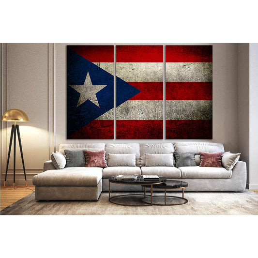 Flag Of Puerto Rico №SL1161 Ready to Hang Canvas PrintCanvas art arrives ready to hang, with hanging accessories included and no additional framing required. Every canvas print is hand-crafted, made on-demand at our workshop and expertly stretched around