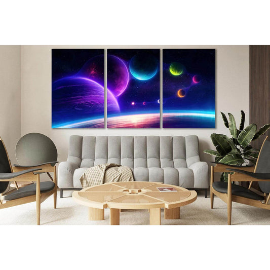 Sci Fi Planets №SL430 Ready to Hang Canvas PrintCanvas art arrives ready to hang, with hanging accessories included and no additional framing required. Every canvas print is hand-crafted, made on-demand at our workshop and expertly stretched around 100% N