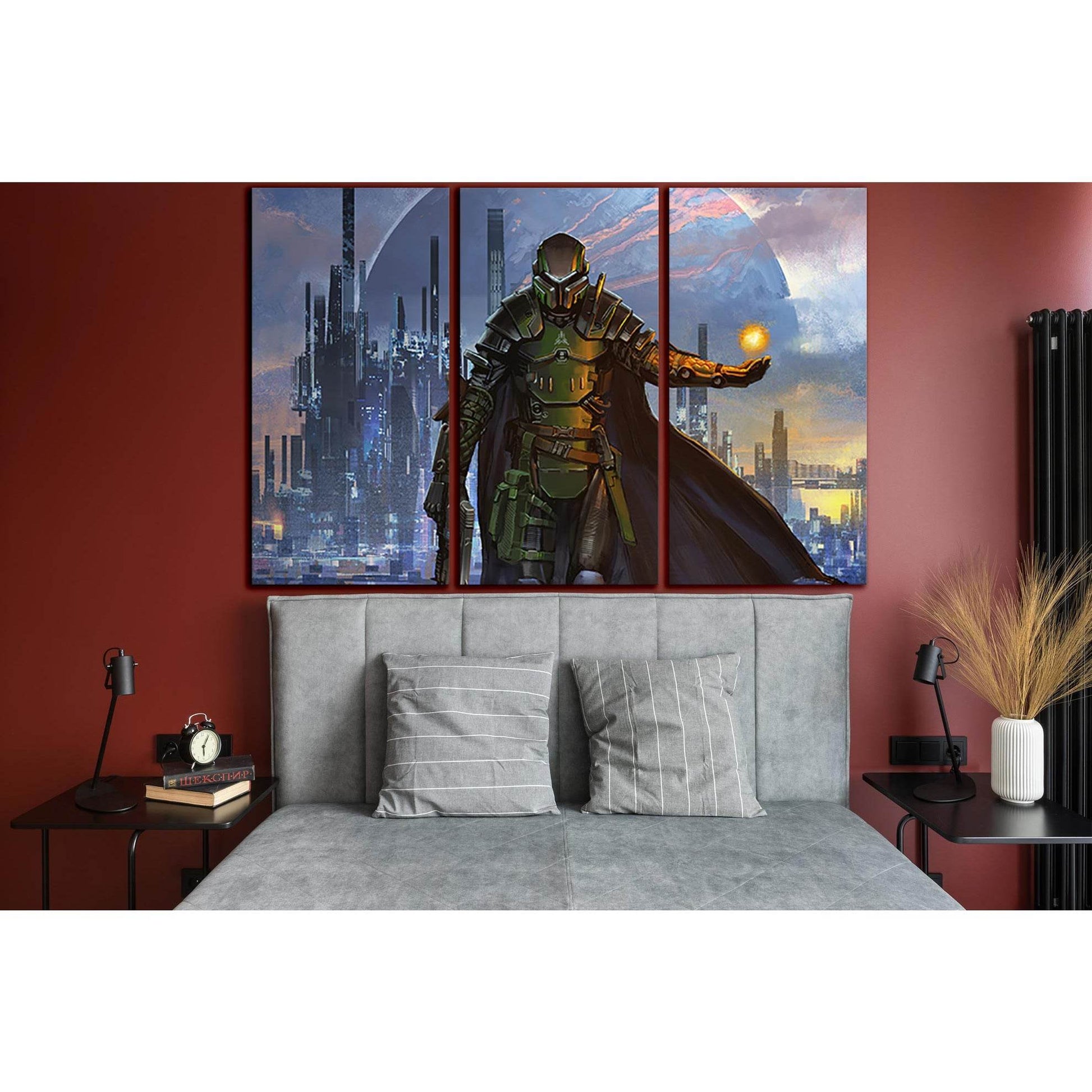 Great Fantastic Warrior №SL1285 Ready to Hang Canvas PrintCanvas art arrives ready to hang, with hanging accessories included and no additional framing required. Every canvas print is hand-crafted, made on-demand at our workshop and expertly stretched aro