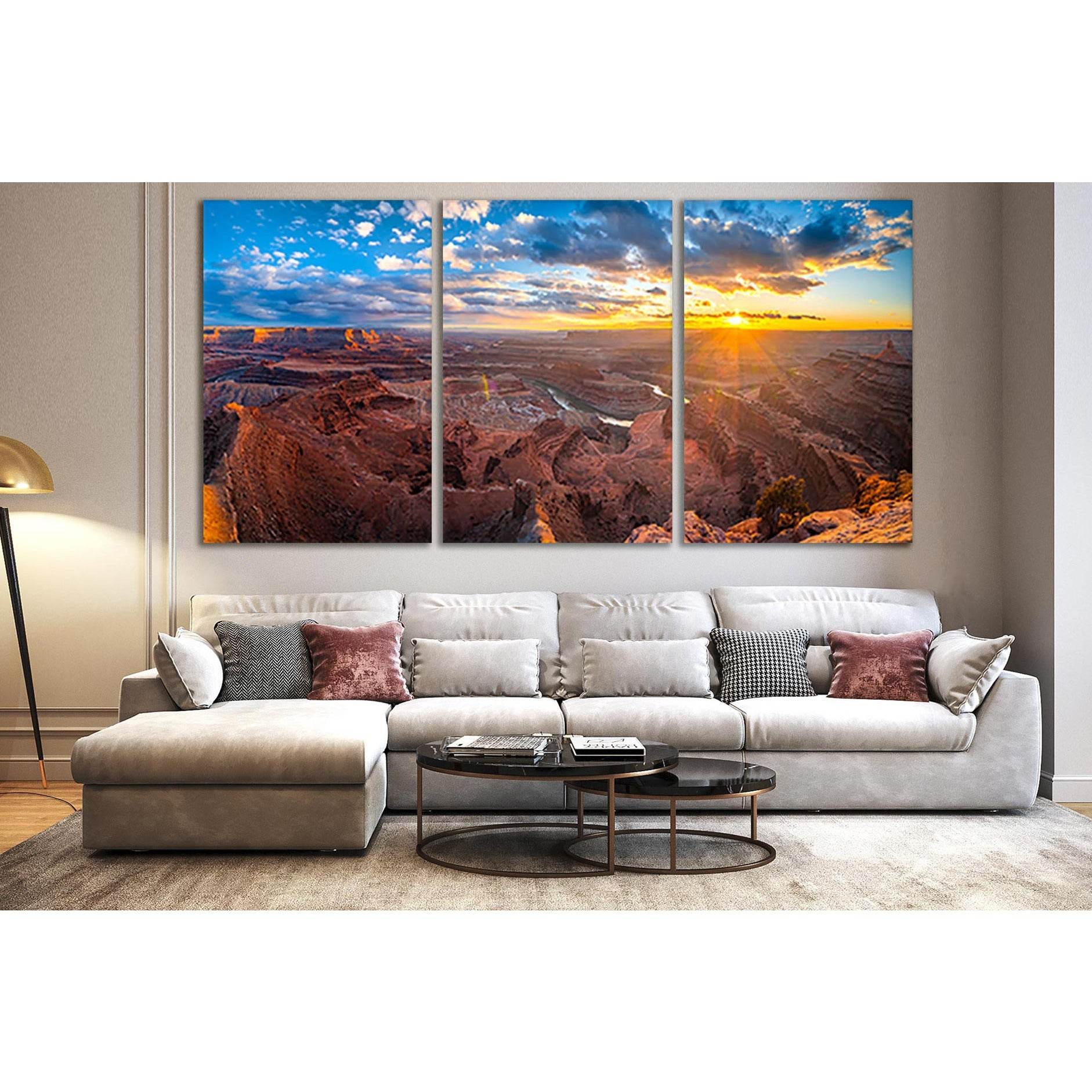 Canyon Cloud Beautiful Dawn №SL217 Ready to Hang Canvas PrintCanvas art arrives ready to hang, with hanging accessories included and no additional framing required. Every canvas print is hand-crafted, made on-demand at our workshop and expertly stretched